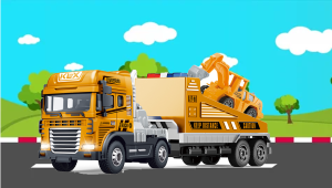 1:24 Scale Rescue Trailer Truck with Mini Truck - Image 5