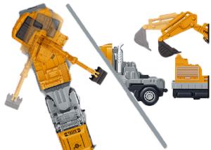 1:24 Scale Metal Excavator - Image 3