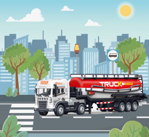 1:24 Scale Transporter Series Cement Truck - Image 2
