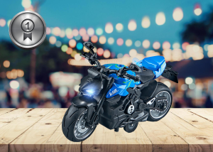 1:12 Scale Classic Motorcycle - Image 7