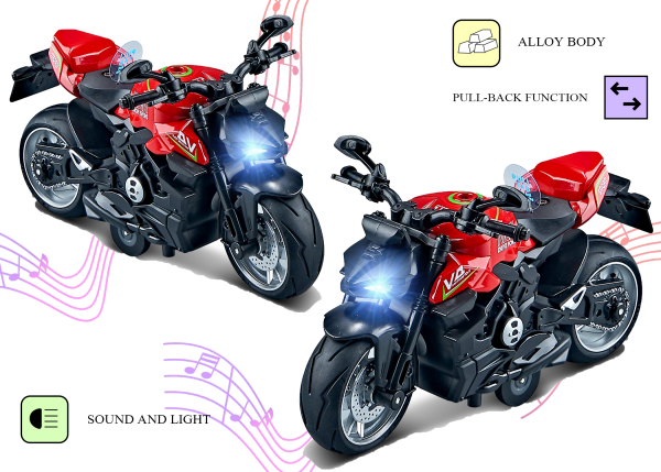 1:12 Scale Classic Motorcycle