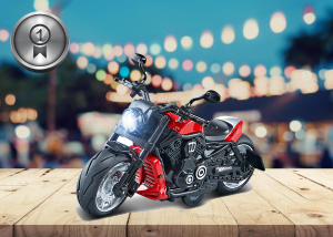 1:12 Scale Classic Motorbike - Image 6