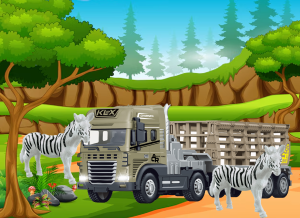 1:24 Scale Rescue Trailer with Zebra - Image 8